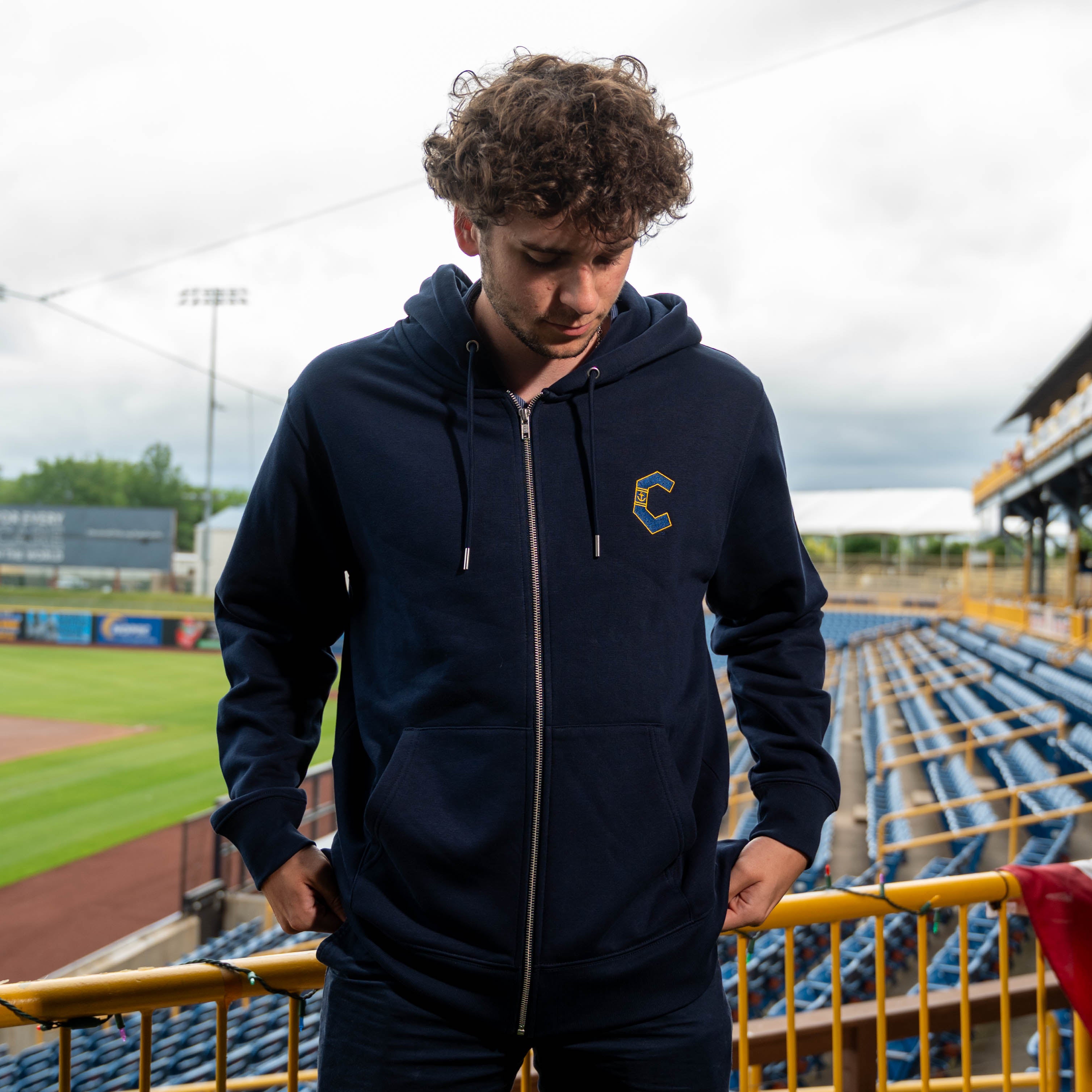 Official League x Lake County Captains - Full Zip Hoodie – Lake