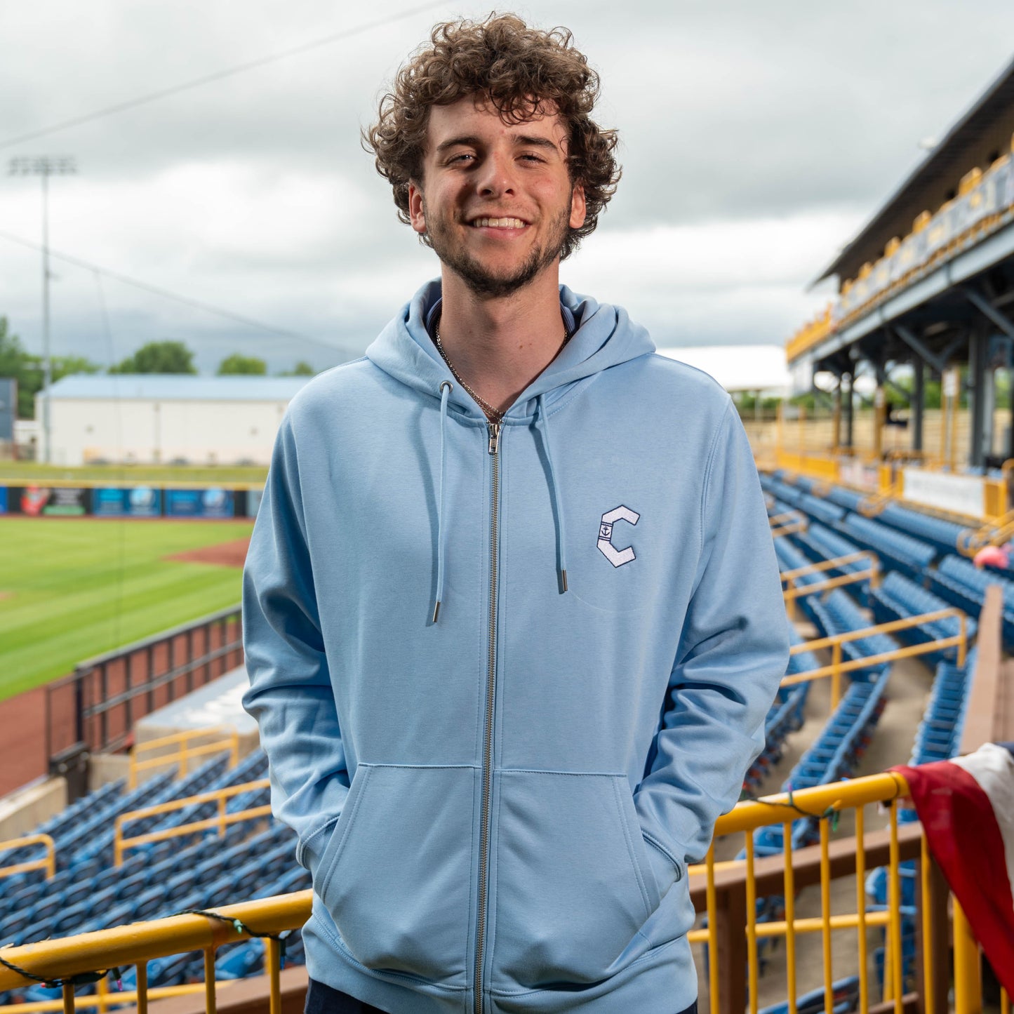 Official League x Lake County Captains - Full Zip Hoodie