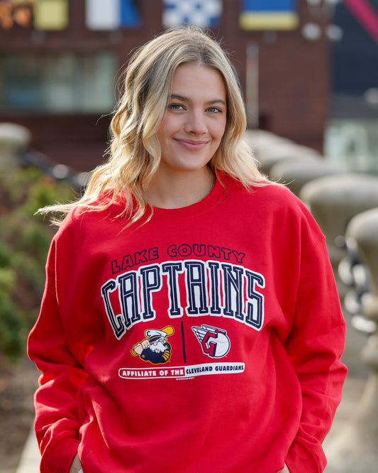 Red Cleveland Guardians Affiliate Crewneck